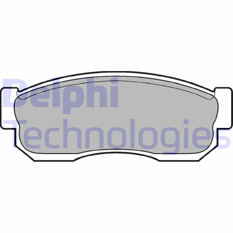 Remblokset Delphi Diesel LP744