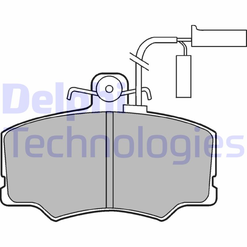 Remblokset Delphi Diesel LP902