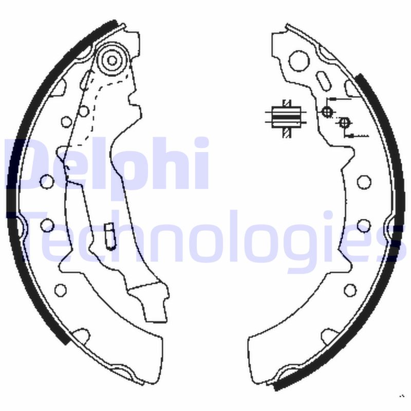 Remschoen set Delphi Diesel LS1903