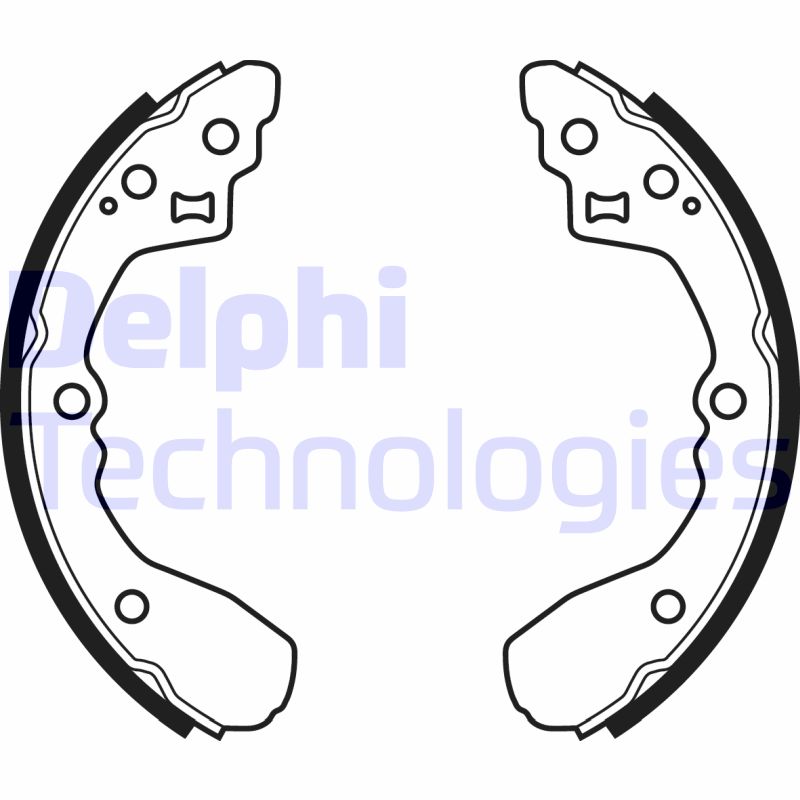 Remschoen set Delphi Diesel LS2060