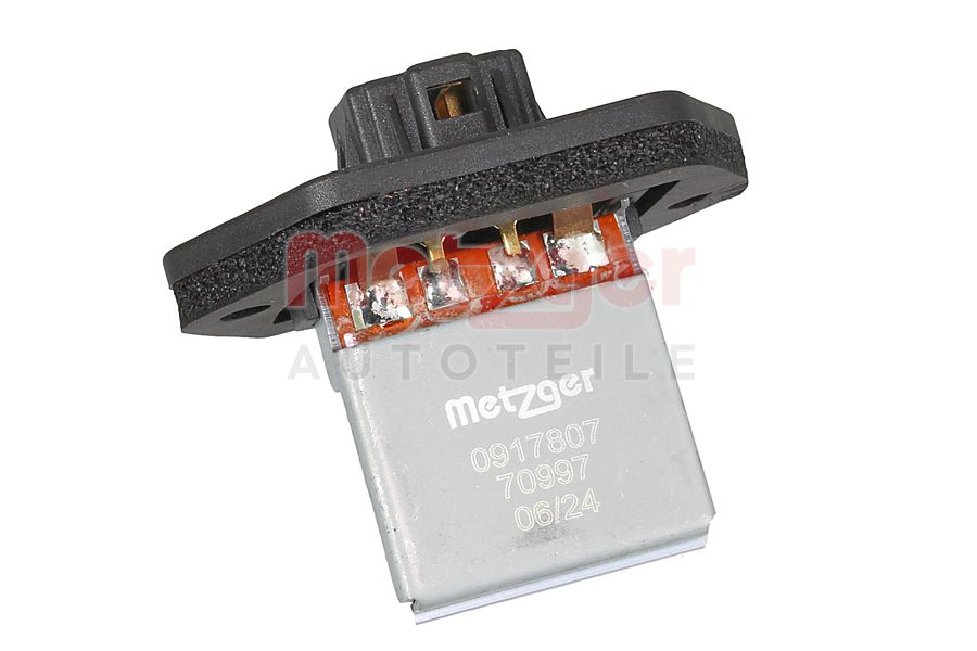 Weerstand, interieurventilator Metzger 0917807