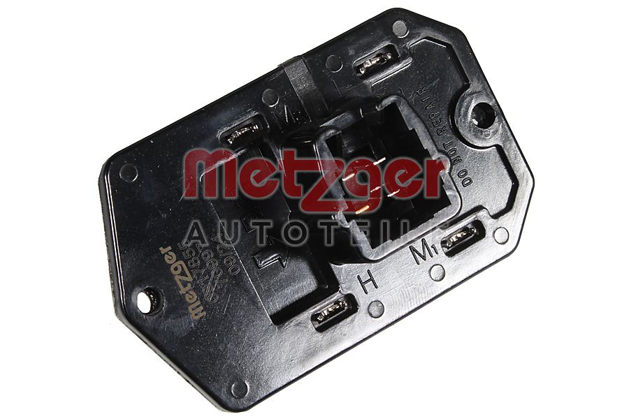 Weerstand, interieurventilator Metzger 0917855