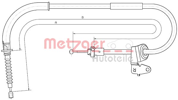 Handremkabel Metzger 10.4306
