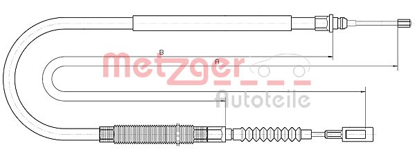 Handremkabel Metzger 10.4728