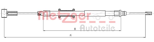 Handremkabel Metzger 10.4745