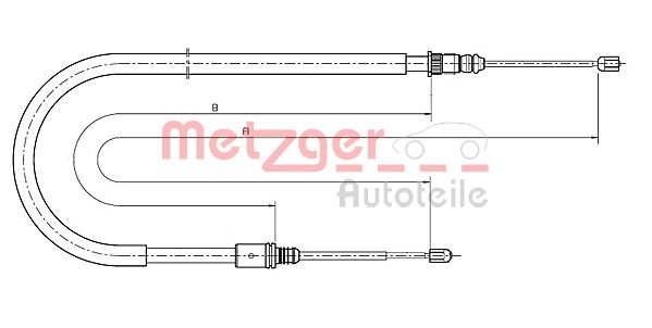 Handremkabel Metzger 10.6791