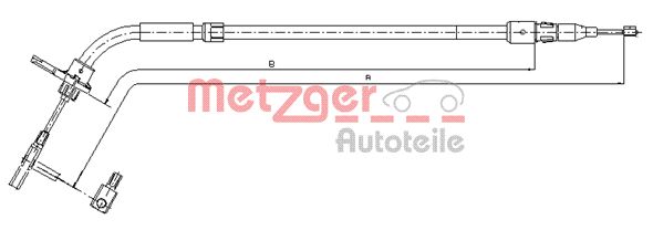 Handremkabel Metzger 10.9333