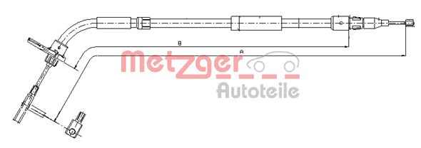 Handremkabel Metzger 10.9334