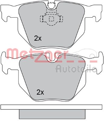 Remblokset Metzger 1170105