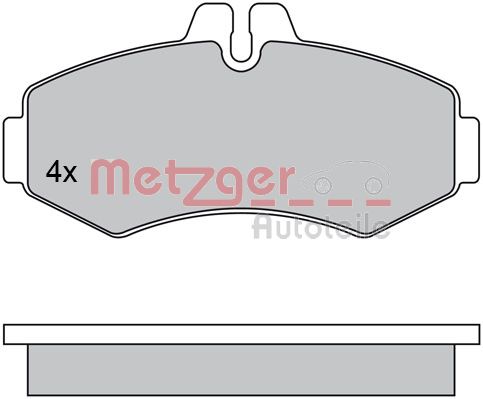 Remblokset Metzger 1170303