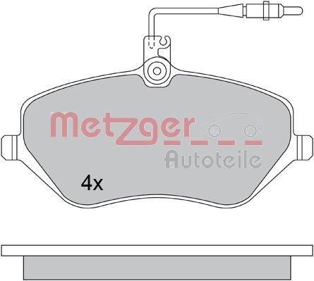 Remblokset Metzger 1170346