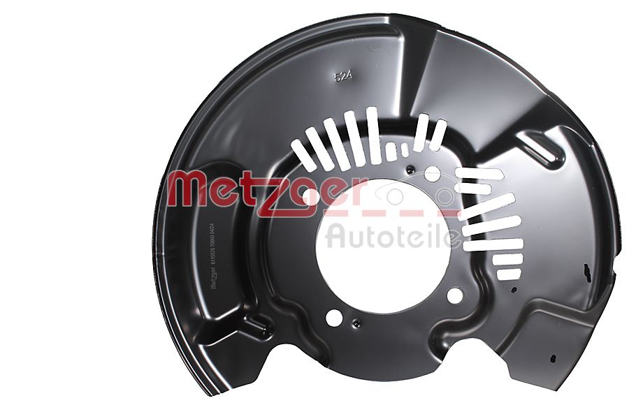 Dekplaat, remschijf Metzger 6115576
