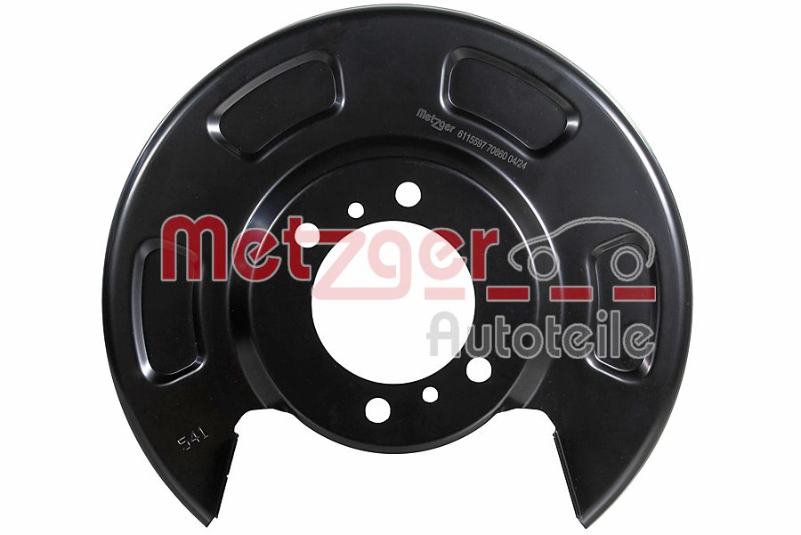 Dekplaat, remschijf Metzger 6115597