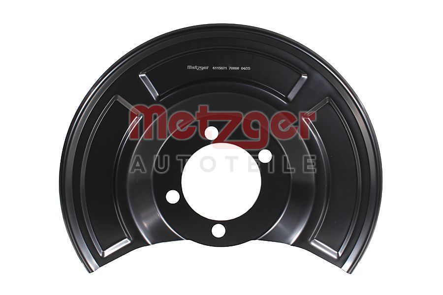 Dekplaat, remschijf Metzger 6115621