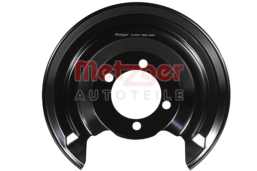 Dekplaat, remschijf Metzger 6115632