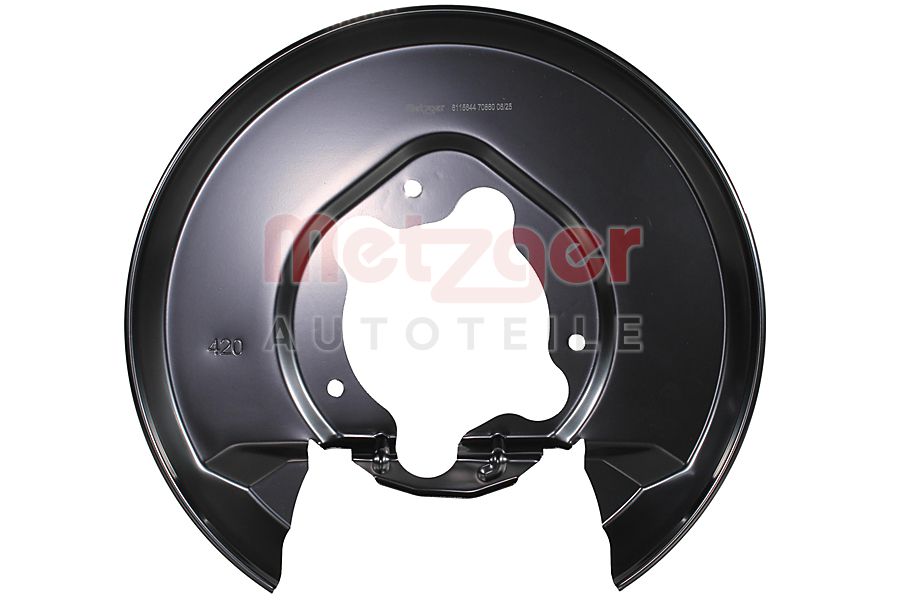 Dekplaat, remschijf Metzger 6115644