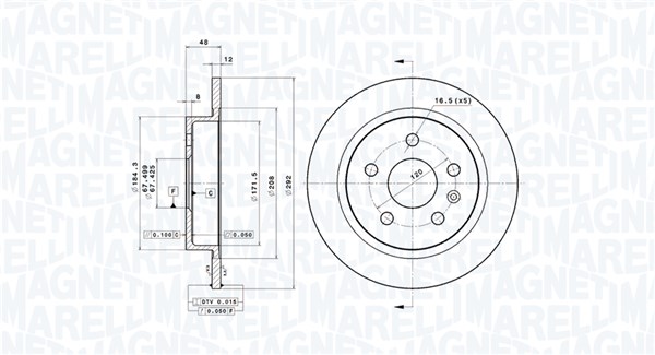 Remschijven Magneti Marelli 360406092001