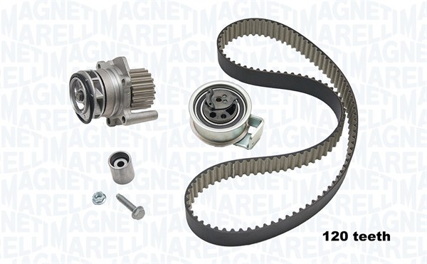Distributieriem kit inclusief waterpomp Magneti Marelli 341404770002