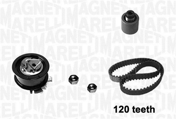 Distributieriem kit inclusief waterpomp Magneti Marelli 341404790002