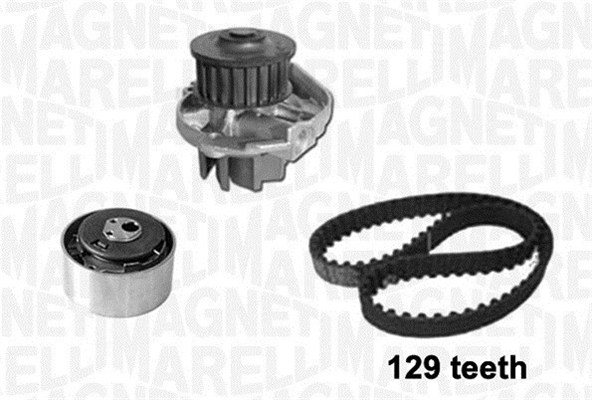 Distributieriem kit inclusief waterpomp Magneti Marelli 341405810003