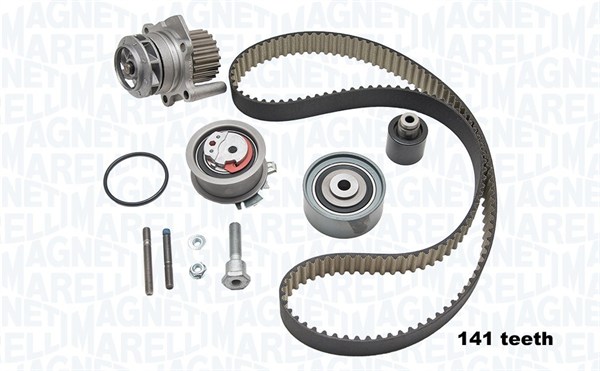 Distributieriem kit inclusief waterpomp Magneti Marelli 341405860001