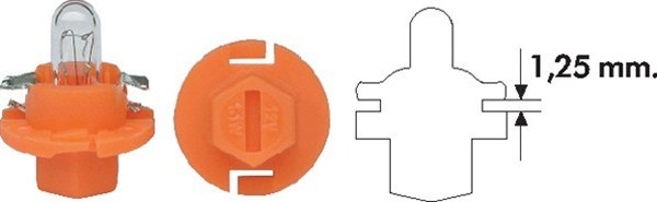 Gloeilamp, instrumentenverlichting Magneti Marelli 002053300000