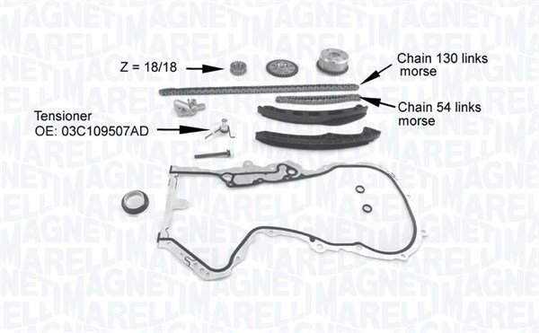 Distributieketting kit Magneti Marelli 341500001210