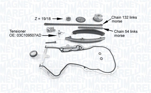 Distributieketting kit Magneti Marelli 341500001220