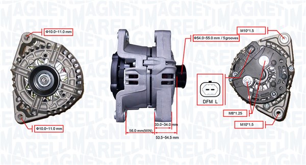 Alternator/Dynamo Magneti Marelli 063732046010