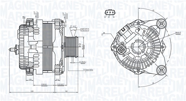 Alternator/Dynamo Magneti Marelli 063732182010
