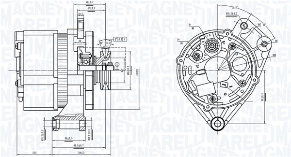 Alternator/Dynamo Magneti Marelli 063739061010
