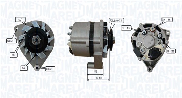 Dynamo / Alternator Magneti Marelli 063739066010