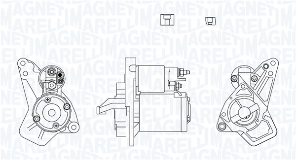 Startmotor / Starter Magneti Marelli 063726262010