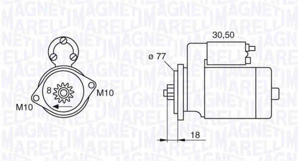 Starter Magneti Marelli 063522620010