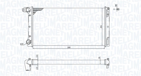 Radiateur Magneti Marelli 350213168000