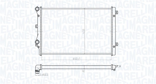 Radiateur Magneti Marelli 350213852000
