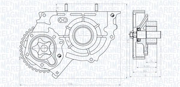 Oliepomp Magneti Marelli 351516000004