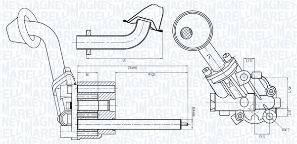 Oliepomp Magneti Marelli 351516000005