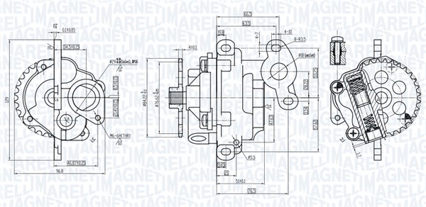 Oliepomp Magneti Marelli 351516000011