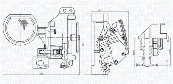 Oliepomp Magneti Marelli 351516000102