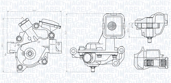 Oliepomp Magneti Marelli 351516000146