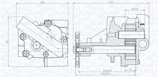 Oliepomp Magneti Marelli 351516000151