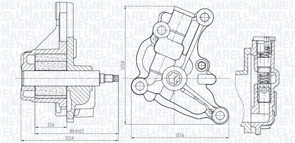 Oliepomp Magneti Marelli 351516000154