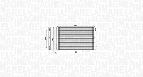 Airco condensor Magneti Marelli 350203779000