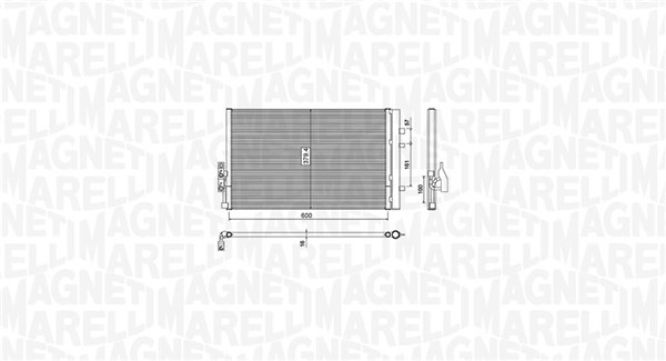 Airco condensor Magneti Marelli 350203788000