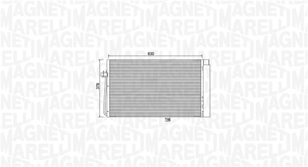 Airco condensor Magneti Marelli 350203899000