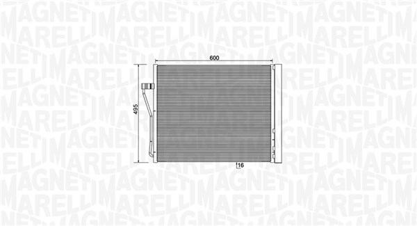 Airco condensor Magneti Marelli 350203929000