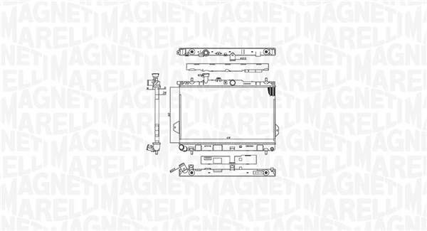 Radiateur Magneti Marelli 350213110400