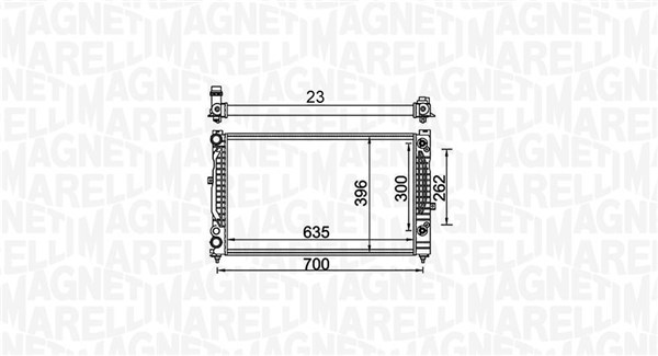 Radiateur Magneti Marelli 350213157600