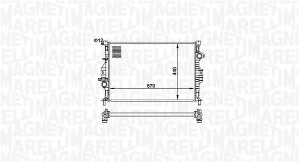 Radiateur Magneti Marelli 350213158700